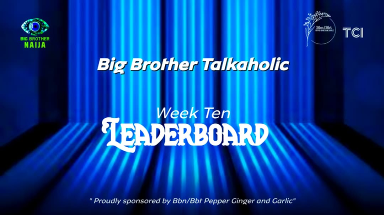 WEEK TEN LEADERBOARD