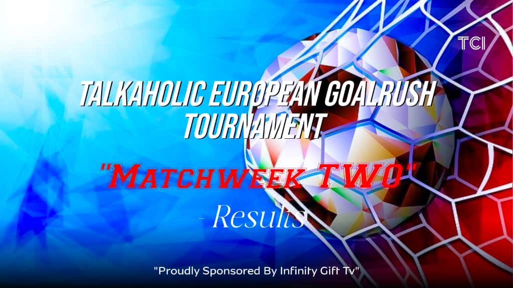 MATCHWEEK TWO RESULTS