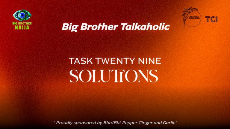 TWENTY NINE SOLUTION