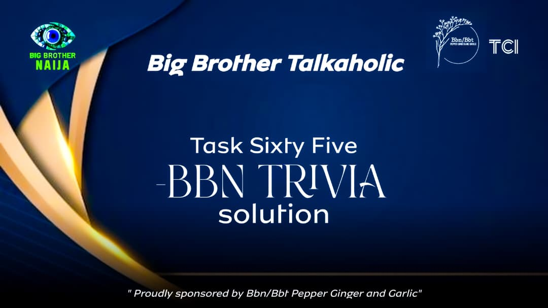 TASK SIXTY FIVE RESULT