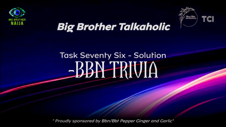 TASK SEVENTY SIX RESULT