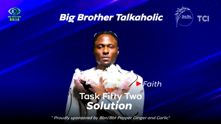 TASK FIFTY TWO RESULTS