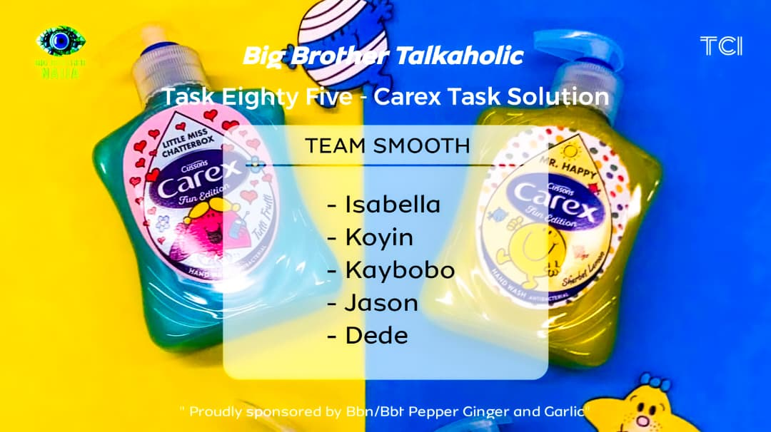 TASK EIGHTY FIVE RESULT